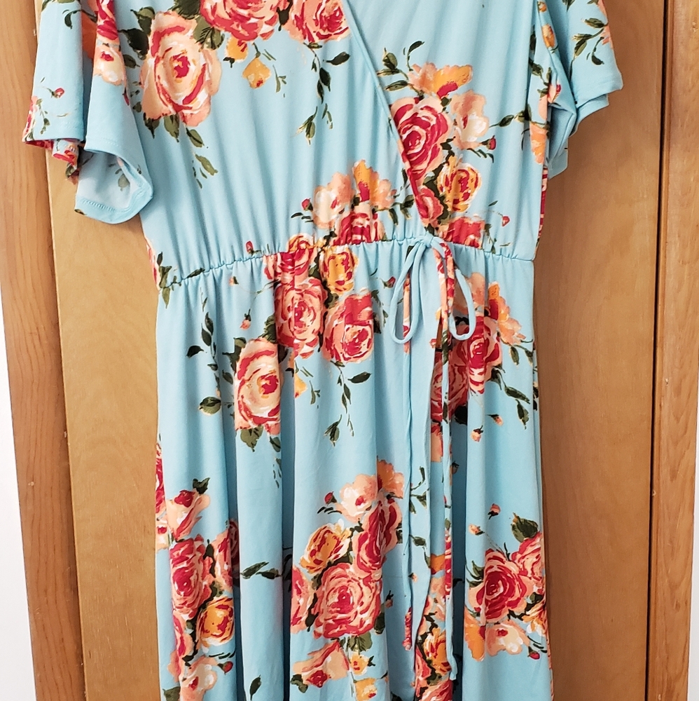 Piphany Faux Wrap Dress